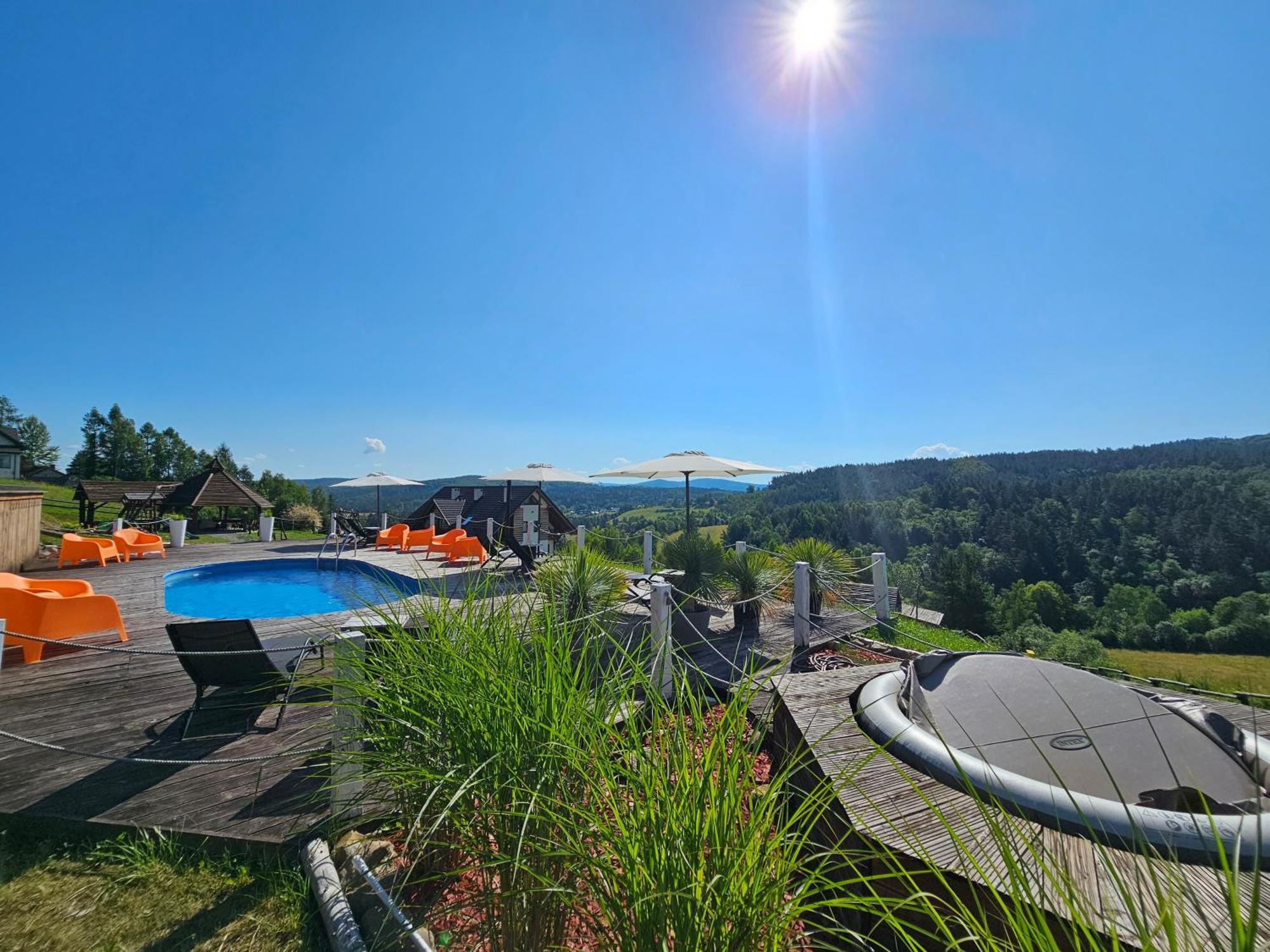 Chata W Bieszczadzie Apartamenty I Domki Z Sauna Bieszczady Polańczyk Exterior foto