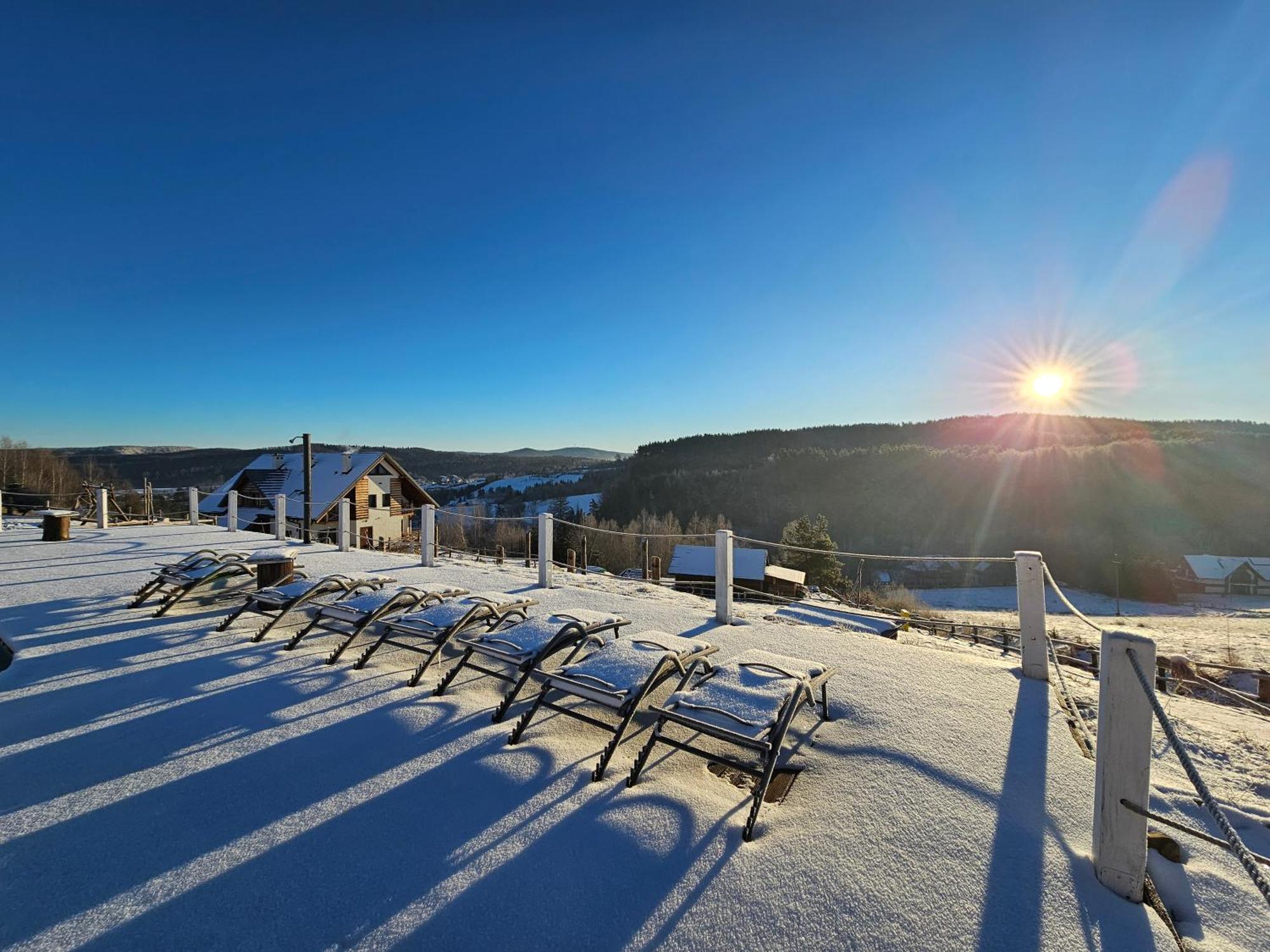 Chata W Bieszczadzie Apartamenty I Domki Z Sauna Bieszczady Polańczyk Exterior foto
