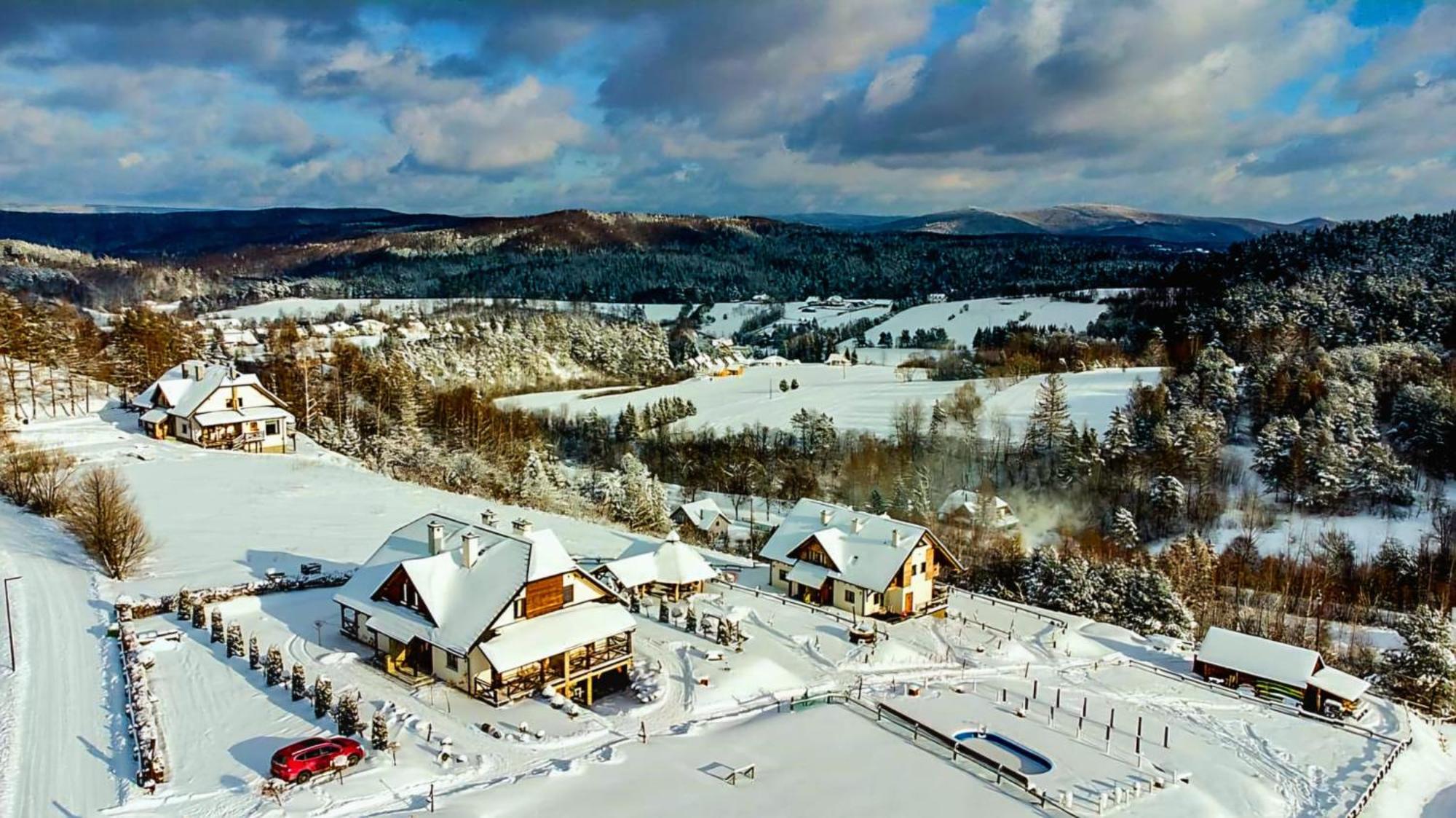 Chata W Bieszczadzie Apartamenty I Domki Z Sauna Bieszczady Polańczyk Exterior foto